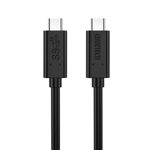 Cablu USB-C - USB-C Choetech A3002 1, 1m, negru