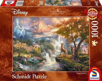 Puzzle Schmidt Thomas Kinkade Disney Bambi 1000pc (sch4862) 