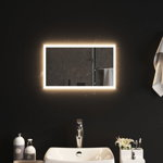 vidaXL Oglindă de baie cu LED, 30x50 cm, vidaXL
