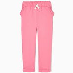 Pantaloni sport drepti cu talie elastica, Zippy, Roz