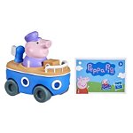 Set masinuta cu figurina Peppa Pig - Bunicul Pig