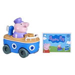 Set masinuta cu figurina Peppa Pig - Bunicul Pig