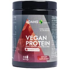 Weight Gainer (capsuni), 1500g, Adams Supplements, 