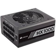 Sursa Corsair HX Series HX1000, 1000W, full-modulara, 80 PLUS Platinum, Eff. 90%, Active PFC, ATX12V v2.4, 1x135mm fan