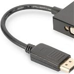 Adaptor DisplayPort -> HDMI+DVI+VGA ,0,2m, Digitus, Digitus