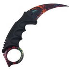 Cutitul Karambit pentru antrenament fara tais, fara varf, k2, OEM