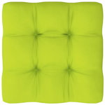vidaXL Pernă de paleți, verde, 60x60x12 cm, material textil, vidaXL