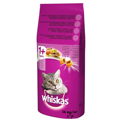 Hrana uscata pentru pisici WHISKAS, Adult, Pui, 14 kg