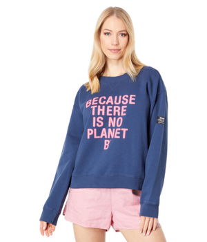 Imbracaminte Femei ECOALF New Becausalf Sweatshirt BlueIndigo, ECOALF