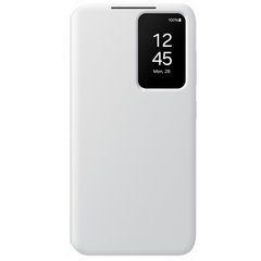 Husa Smart View Cover compatibila cu Samsung Galaxy S24 White