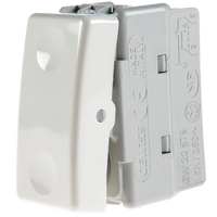 Intrerupator cap cruce 1 modul Gewiss System GW20579, alb, GEWISS