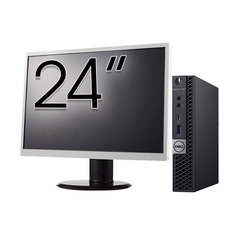 Pachet Calculator Refurbished DELL OptiPlex 7060 Mini PC, Intel Core i5-8500T 2.10 - 3.50GHz, 16GB DDR4, 512GB SSD + Monitor 24 Inch + Windows 10 Home, DELL