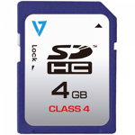 Card de memorie securizat, V7, SDHC, de 4 GB (VASDH4GCL4R-2E) (VASDH4GCL4R-2E)