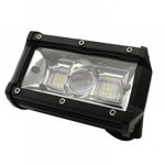 Proiector led cu lupa galbena Spot 30° si lumina alba Flood 60°, utilaje, Suv, jeep, tractor, ATV