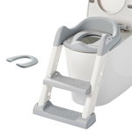 Reductor toaleta cu 2 trepte Little Mom Training Seat Grey