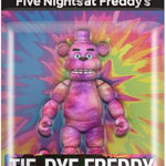 Figurina - Funko Action Figure - Five Nights at Freddy's: TieDye Freddy, Roz, 13 cm