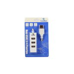 Hub USB 3 Porturi CoolBox HUBCOO190 Alb, CoolBox