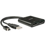 MSTMDP122DP, Mini DisplayPort MST Hub - Mini DisplayPort to DisplayPort Multi Monitor Splitter - MST Hub mDP 1.2 to 2x DP (MSTMDP122DP) - video splitter - 2 ports, StarTech