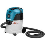 Aspirator umed/uscat Makita VC2512L, 1000 W, 3600 l/m, 21L (Albastru), Makita