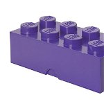 Cutie depozitare lego 2x4 violet mediu, Lego