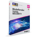 Bitdefender Total Security & Premium VPN, 1 an, 10 dispozitive, licenta retail