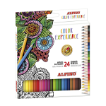 Creioane Colorate, Cutie Carton, 24 Culori/set, Alpino Color Experience - Premium