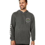 Imbracaminte Barbati Salty Crew Blue Crabber Overdyed Fleece Hoodie Pigment Black, Salty Crew