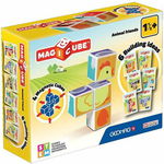 Set de constructie magnetic Geomag, Animal Friends, 4 piese