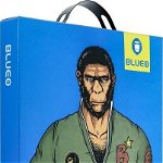 Blueo 5D Mr. Monkey Glass - do Samsung Galaxy M21 czarny (Strong Lite), 