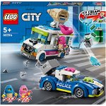 LEGO City - Politia in urmarirea furgonetei cu inghetata (60314) | LEGO, LEGO