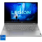 Laptop Lenovo Gaming 15.6'' Legion 5 15IAH7H, FHD IPS 144Hz, Procesor Intel® Core™ i7-12700H (24M Cache, up to 4.70 GHz), 32GB DDR5, 512GB SSD, GeForce RTX 3060 6GB, No OS, Cloud Grey