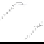 Sistem de dus Grohe Euphoria 310 26075001, 1/2'', aparent, termostat, 310 mm, anti-oparire, anti-calcar, Crom