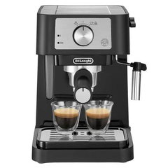 Espressor manual DELONGHI Stilosa EC230.BK, 1l, 1100W, 15 bar, functia ECO, negru