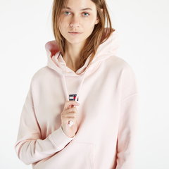 Tommy Jeans, Hanorac din amestec de bumbac organic cu maneci cazute, Negru, XS Tommy Jeans, Hanorac din amestec de bumbac organic cu maneci cazute, Negru, XS