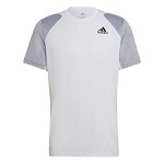 Tricou Tenis Adidas Tee Alb-Gri Bărbați, ADIDAS