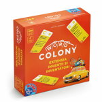 Extensia Invenții & Inventatori Word Colony®, 100 cărți de joc, +1 jucător, Ediția RO, D-Toys