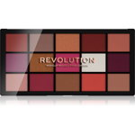 Makeup Revolution Reloaded paleta farduri de ochi culoare Red Alert 15x1,1 g, Makeup Revolution