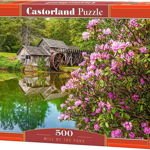 Puzzle 500 piese Mill by the Pond 53490, Castorland, Castorland