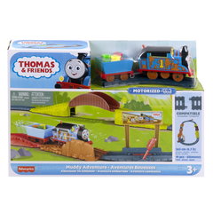 Set de joaca - Locomotiva motorizata - Muddy , cu accesorii | Fisher-Price, Fisher-Price