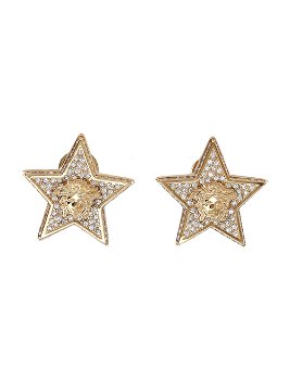 Versace Crystal Galaxy earrings Gold