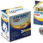 Etichete plastic transparent 9 mm x 7 m Aymo ID1 compatibile Dymo S0720760 40910