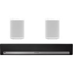 Pachet SONOS Soundbar Playbar + Boxe ONE Gen2 White