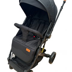 Carucior sport, cu maner reversibil, suspensii pe cadru, pliabil si troler, C1 Rosu, L-Sun