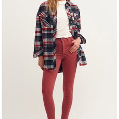 Blugi skinny cu talie inalta Venice, OXXO