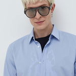 HUGO, Camasa extra slim fit Elisha, Verde prafuit
