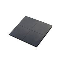 Protectie pardoseala aparat fitness TOORX PANT-04, Dimensiuni 100 x 100 x 2 cm, Negru, Toorx