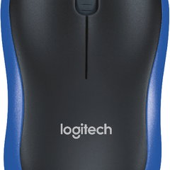 Mouse M185 910-002236, Wireless, USB2.0, negru-albastru, Logitech