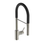 Baterie bucatarie cu pipa flexibila semi-profesionala Ideal Standard Gusto 142 argintiu - negru