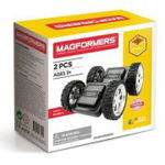 Joc magnetic de construcție Click Wheel Set Accesorii cu Roti, 2 piese, Magformers, 