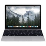 Laptop Apple MacBook (Procesor Intel® Core™ M (4M Cache, 1.2GHz up to 2.60 GHz), Broadwell, 12" IPS, 8GB, 512GB Flash, Intel® HD Graphics 5300, USB 3.1, Wireless AC, Mac OS X Yosemite, Gri stelar, Layout Ro)